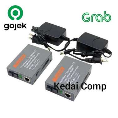 Fiber Optik Media Converter Optic RJ45 Netlink HTB-3100A 3100B