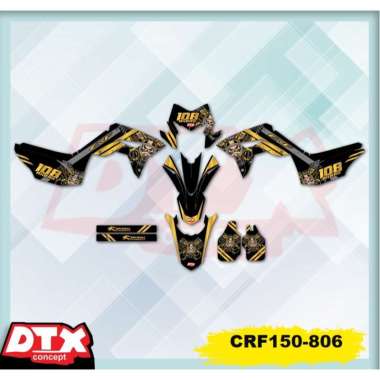 decal crf150 full body decal crf150 decal crf150 supermoto stiker motor crf150 stiker motor keren st
