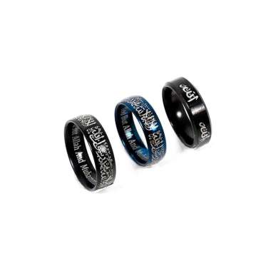 Prodigo * Cincin Titanium Grafir Ambun I Cincin Anti Karat I Cincin Stainless Steel Wanita Pria I Ci
