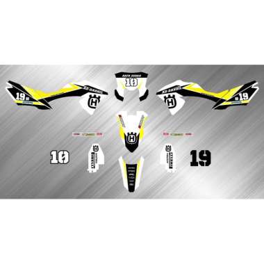 DTX DECAL BERKUALITAS TERBAIK STIKER STRIPING KLX BF 150 MODEL HUSQVARNA
