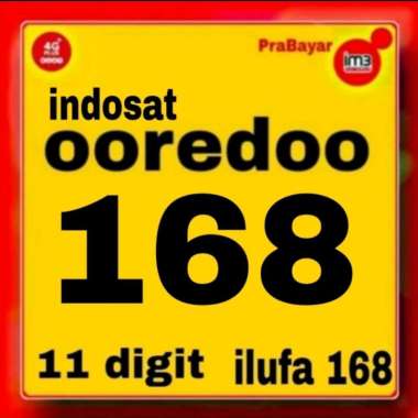 nomor cantik indosat ooredoo 11 digit ilufa 168 0855 1345 168