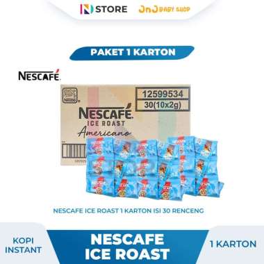 Nescafe Ice Roast Americano 2gr 1 Karton isi 30 Renceng