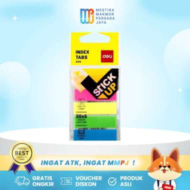 Deli Sticky Notes 5 Warna Aesthetic - Pembatas Buku, Binder, dan Notebook EA10402