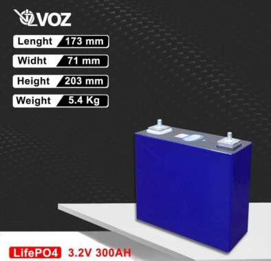Voz Baterai LifePo4 Lithium Prismatic 3.2V 300ah/voz battery lithium lifepo4 prismatic 300ah 3,2v or