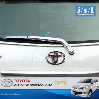 JSL Cover Wiper All New Avanza 2012 Rear Wiper Cover Chrome