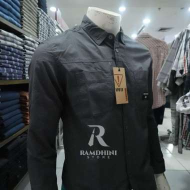 WATCHOUT Jeans Kemeja Pria JS303170023 0125 XXL Grey