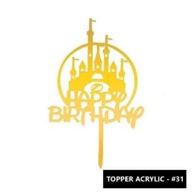 aiGooTan - BIRTHDAY TOPPER ACRYLIC PART2 - Hiasan Kue Cake Ultah Medan #33