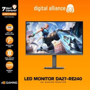 DIGITAL ALLIANCE LED MONITOR IPS PANEL 27 INCH 240HZ