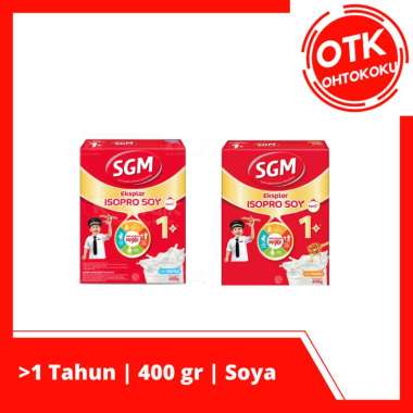 SGM Eksplor Isoproy Soya 1-5 Tahun Susu Pertumbuan Bubuk 400 gr Vanilla