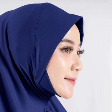 25 WARNA BERGO DAGU MALAYSIA SIZE M LABEL AKRILIK hijab malay Instan Muslim Navy