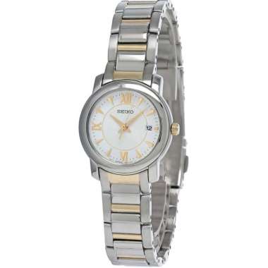 Seiko SXDC21P1 Ladies Gold Dual Tone Stainless Steel - Jam Tangan Wanita Seiko Original