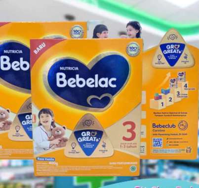 Bebelac 3 Vanila - Susu Pertumbuhan 400 gr