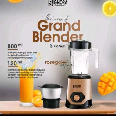Grand Belender Signora Blender signora Silver