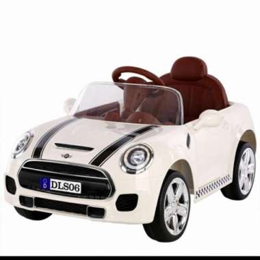 Kyrakidz mobil aki mini cooper - putih