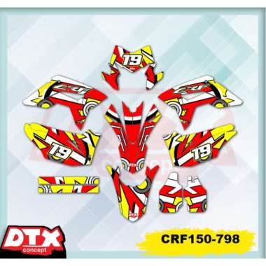 decal crf150 full body decal crf150 decal crf150 supermoto stiker motor crf150 stiker motor keren st