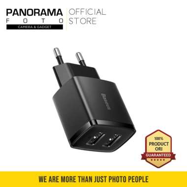 Baseus Kepala Charger 10.5W Mini Dual USB Charger