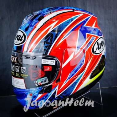 ARAI HELM RX-7X OGURA | BLUE RED | RX7X FULL FACE M