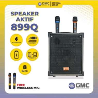 BATAM - GMC 899Q 899 Q portable speaker bluetooth 8 inch bisa guitar