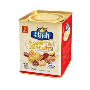 RICH BISCUIT ASSORTED TIN 700 GR