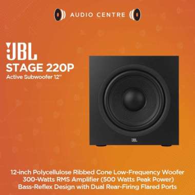 JBL Stage 220P 220 220 P Active Subwoofer 12-inch 500W