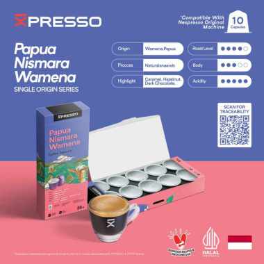 Nespresso Capsule Compatible - Xpresso Coffee Capsule Papua Nismara