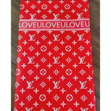 Kertas Cellophane Buket Bunga / Flower Wrapping LV - Pink