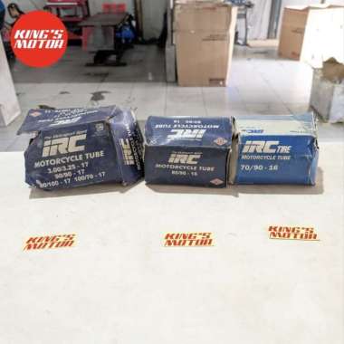 BAN DALAM MOTOR RING 16 17 18 IRC ORIGINAL STOK LAMA 70/90-17