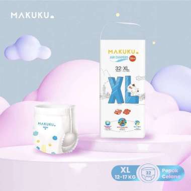 MAKUKU SAP Diapers Slim Pants XL32 | Popok Bayi Celana