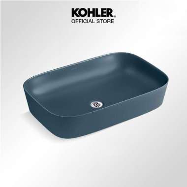 KOHLER ModernLife Edge Wastafel Vessel Lavatory Edge 600mm Peacock K-21226IN-HP1