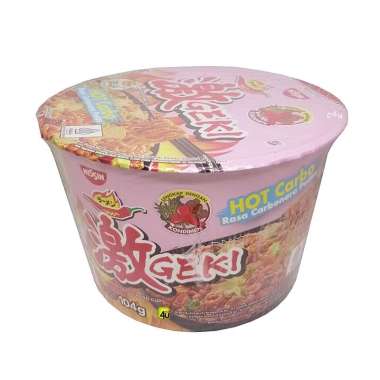 Geki BOWL - Mie Instan Cup - Nissin Gekikara HOT CARBO