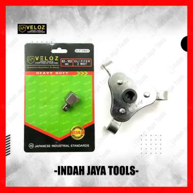 VELOZ Kunci Oil Filter 2 Way 63 - 102 MM - Konci Buka Filter Saringan Oli 2 Arah Kaki 3 Wrench
