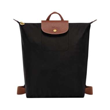 Longchamp Le Pliage Original Medium Backpack Black Black