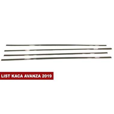 WINDOW TRIM/ LIS JENDELA PINTU TOYOTA AVANZA 2016 CHROME