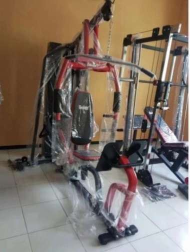 Alat Fitness Home Gym 1 Sisi Plus Leg Press Tlhg-014 Bar total