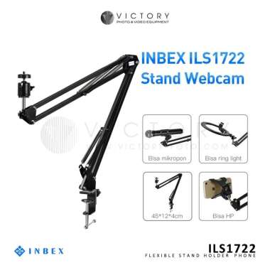 INBEX ILS1722 Overhead Kamera Tripod+3.3 inch HP Holder Arm Cantilever Stand