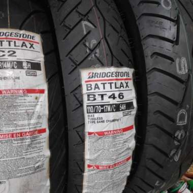 BAN LUAR MOTOR B46 F BATTLAX UKURAN 110/70-17 TUBELESS TL TAHUN PRODUKSI 2024 NINJA | R15 | HONDA CB