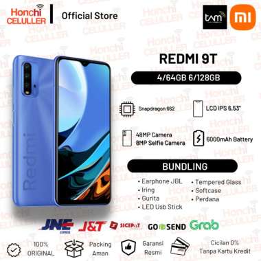 Xiaomi Redmi 9T 6/128GB 4/64GB Garansi Resmi Xiaomi Indonesia TAM Redmi 9T 4/64GB Full Bundling
