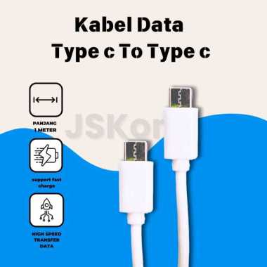 Kabel data Type-C ke Type-C (C-to-C)
