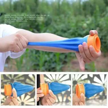 mainan ketapel saku karet pocket slingshot-ketapel kerucut lateks