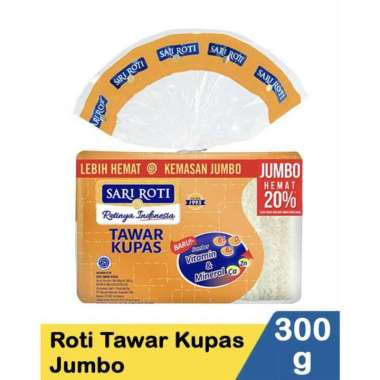 SayurHD Sari Roti Tawar Kupas Jumbo 300gr