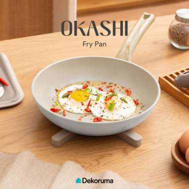 Dekoruma OKASHI Fry Pan Ceramic Coating / Panci Penggorengan 26 CM