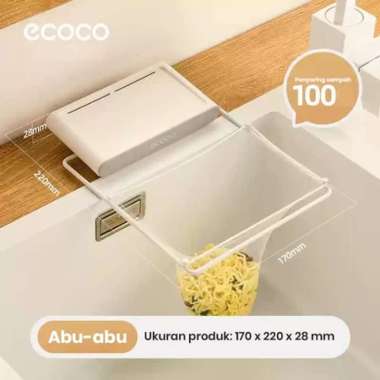 ECOCO Garbage Filter Rack - Rak penyaring sampah wastafel dapur wastafel sisa makanan rak jaring pem