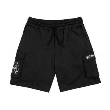 RHID - Celana Pendek Pria Cargo Boardshort Shot pants - Black XXL Cargo boneka