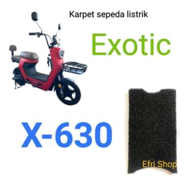 Karpet sepeda listrik Exotic X630 Merah