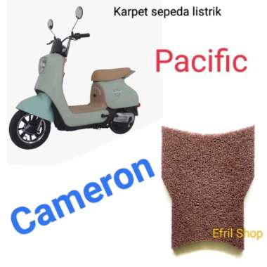 Karpet sepeda motor listrik Pacific Cameron Cokelat