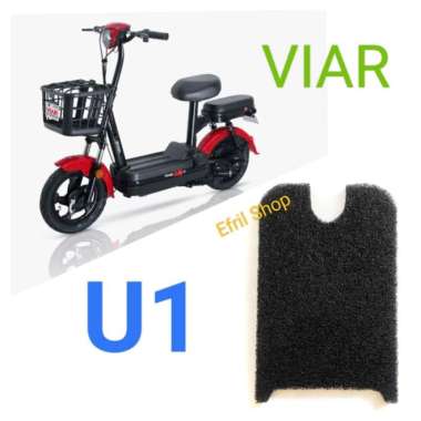 Alas kaki karpet sepeda motor listrik Viar U1 Hitam