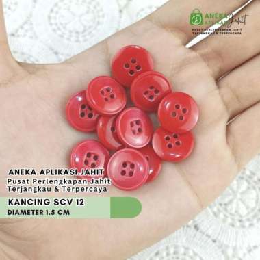 1 LUSIN KANCING JAS / KANCING BAJU DINAS SCV 12 773P-ANAK