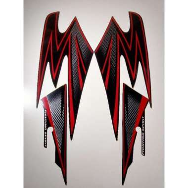 STRIPING RX KING VARIASI 2003 HITAM LIS MERAH, striping yamaha rx king variasi tahun 2003 terbaik ku