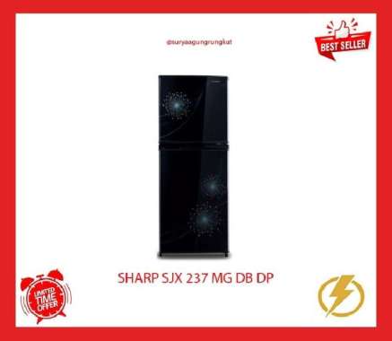 KULKAS SHARP SJX 237 MG DB - DP (FREE ONGKIR SBY)