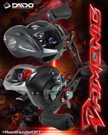 Daido - Reel Baitcasting Daimonic 200L - Reel Pancing SILVER BRONZE